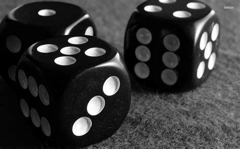 black and white photography dice.